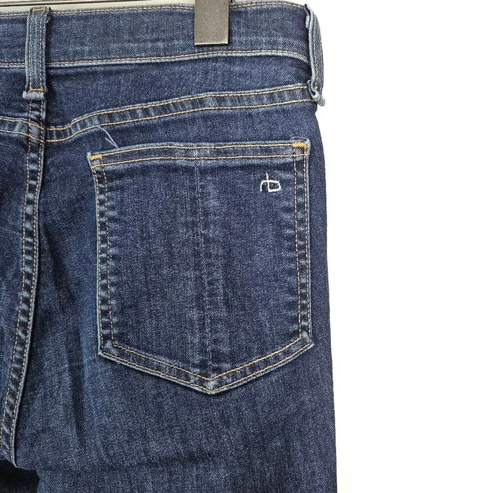 RAG & BONE 10 Inch High Rise Skinny Medium Wash Stretchy Modern Women's Jeans 27 - Picture 5 of 7